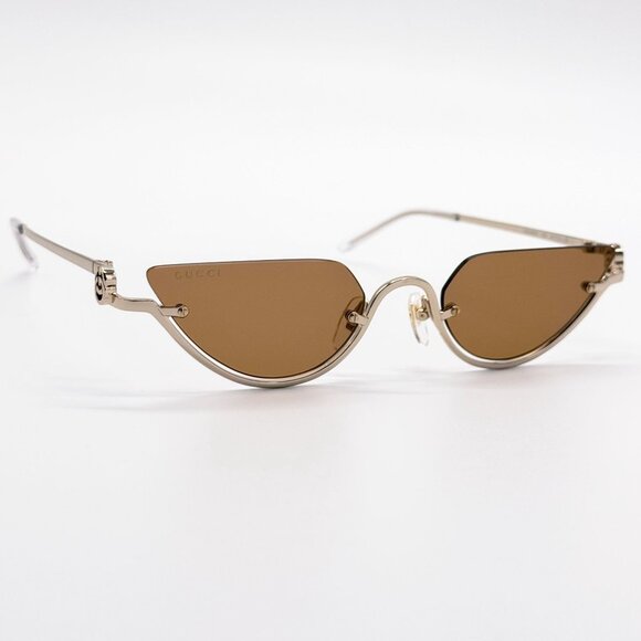 NEW GUCCI SUNGLASSES GOLD WOMEN CAT EYE EYEWEAR GUCCI GG1603S 002 main image 5